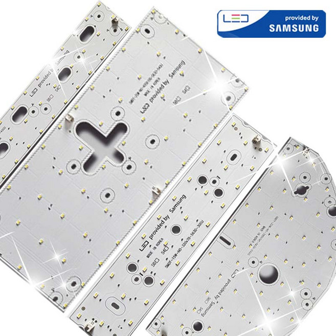 삼성칩 최고급형 LED 모듈 S6 택1 거실 방등 주방 셀프 교체 세트 더나은조명, S6_13_슬림소_25W 1등용 (400x45), 1세트, KC_6500K
