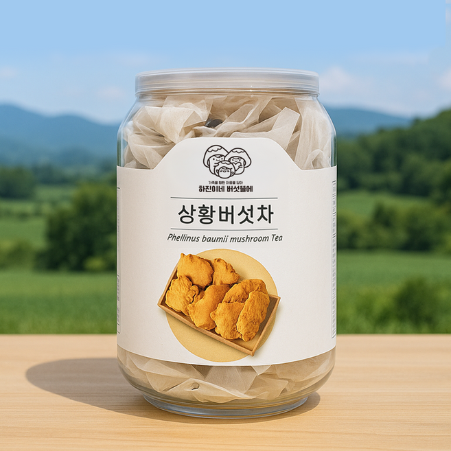 농촌감성 상황버섯차 국산 건강차 티백차, 1개, 20개입, 1g