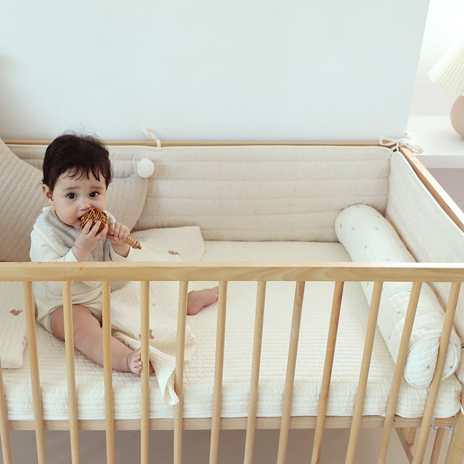 올포홈 100수 누빔 인견 신생아 아기 침대 패드 KC인증, 키즈사이즈(140x90)