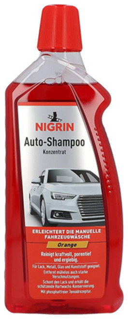 니그린 퍼포먼스 오토샴푸 1 000ml 카샴푸 ( 중성 / 오렌지향 / 강력한 세정력 / 풍성한 거품 / 대용량 ), 1개, 1L