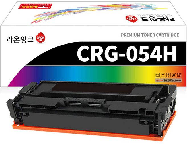 캐논 CRG-054 / CRG-054H 대용량 호환 토너 MF643CDW MF645CX MF641CW LBP621CW LBP623CDW, 라온잉크 054H 파랑토너, 1개