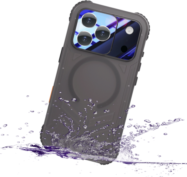 코지박스 물놀이 방수 케이스 아이폰 잠수 방수팩 맥쉴드, 1개, 아이폰17 프로 블랙