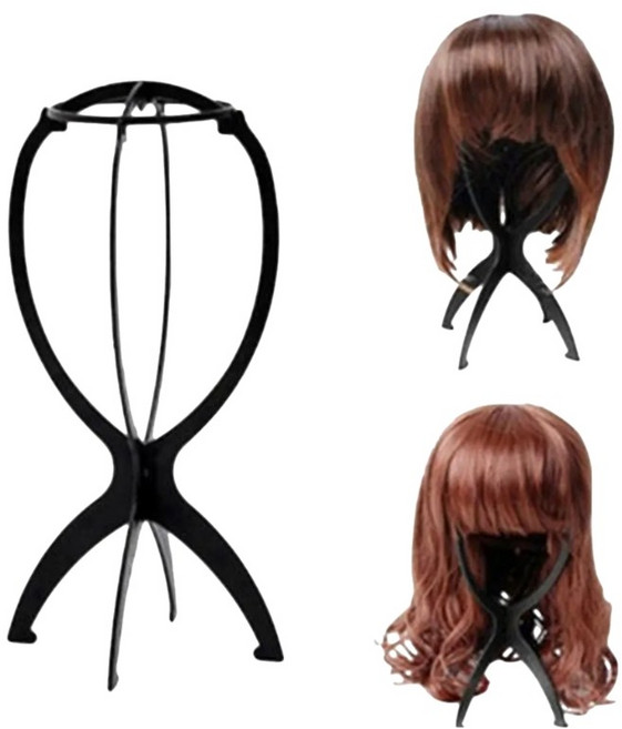 에이홈즈 스탠드 가발 걸이 거치대 삼발이 정리 보관 헤어삼각대, 상세페이지 참조, 1개