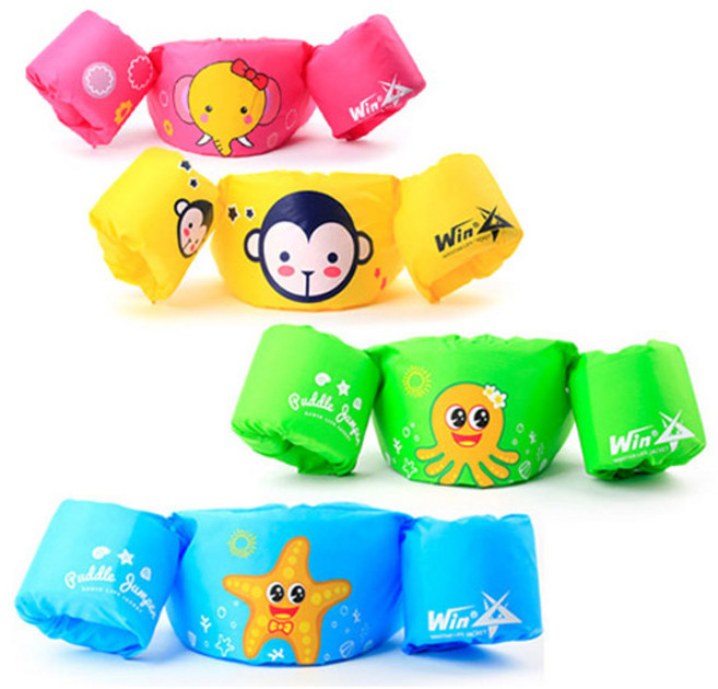 유아동 수영조끼 암링 팔튜브 퍼들점퍼 부력점퍼자켓, 블루 불가사리