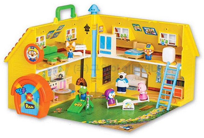 아기 소꿉놀이 집콕놀이 뽀로로 하우스 역할놀이 유치원교재 여아완구, 1개