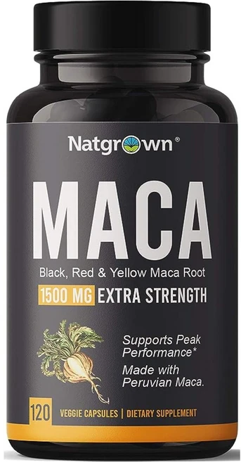 Natgrown 마카 블랙마카 120정 2통, 2개 - 쿠팡