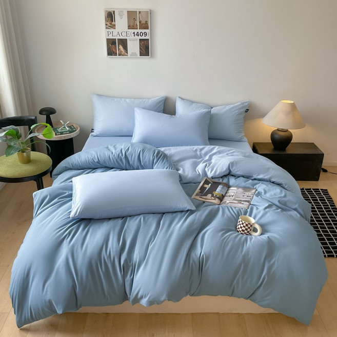 양면 이불커버+침대커버+베개커버 3종세트 이불커버세트