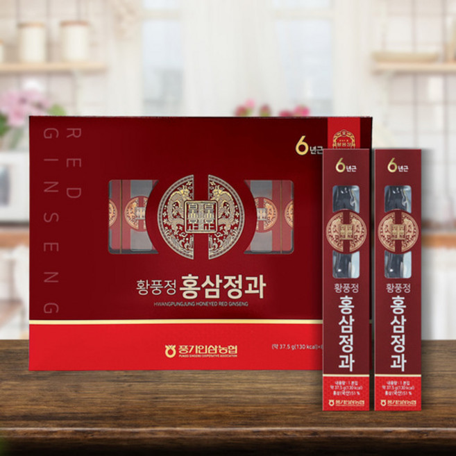 황풍정 6년근 홍삼정과, 1개, 300g
