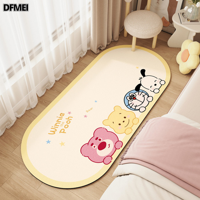 DFMEI 家用臥室牀邊墊 客廳飄窗防曬隔涼靜音墊, XG-彩色多巴胺-10