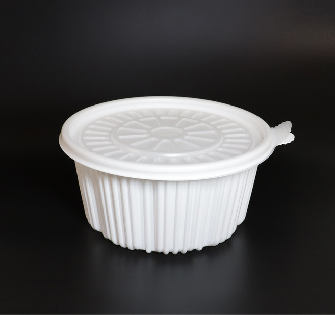 원형탕용기 225파이 중 화이트 100세트 탕포장용기 찜포장용기 배달용기 원형찜포장용기 원형탕포장용기 원형배달포장용기, 1개, 100개