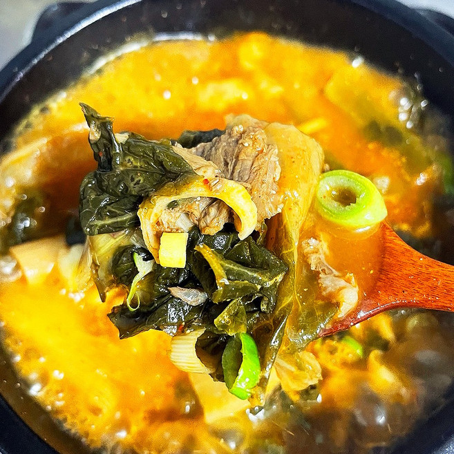 장터국밥 소고기국밥 600g 2인분 안동시장 얼큰한 해장국, 3개