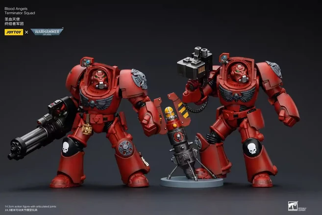 조이토이 JOYTOY 1/18 액션 피규어 Warhammer 40K 블러드 엔젤 터미네이터 스쿼드 모델 장난감 선물