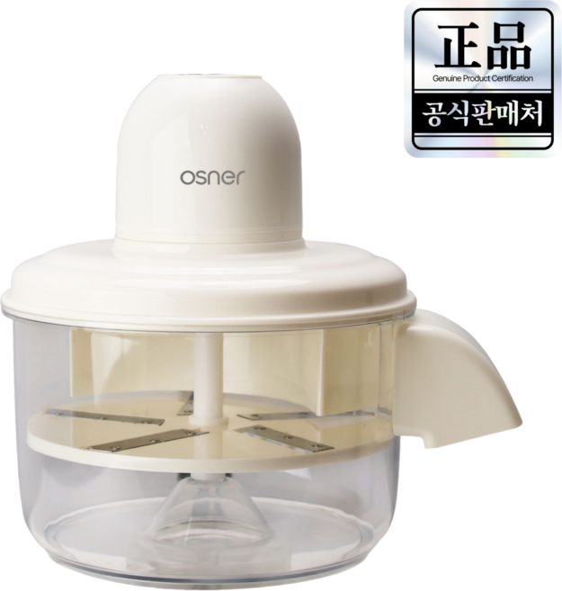 오스너 토마토 포도 마늘 자동필러 껍질싹싹매직필, _화이트_, 크림