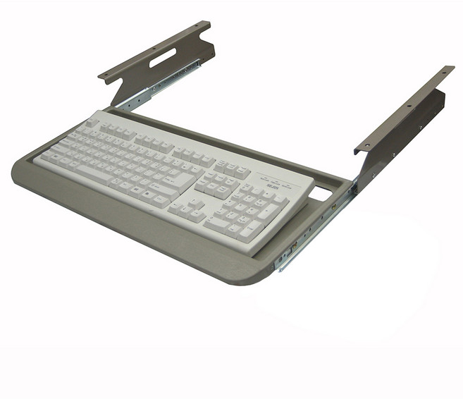 키보드거치대 책상선반 받침대 사출 기본형 트레이, 그레이, KB600