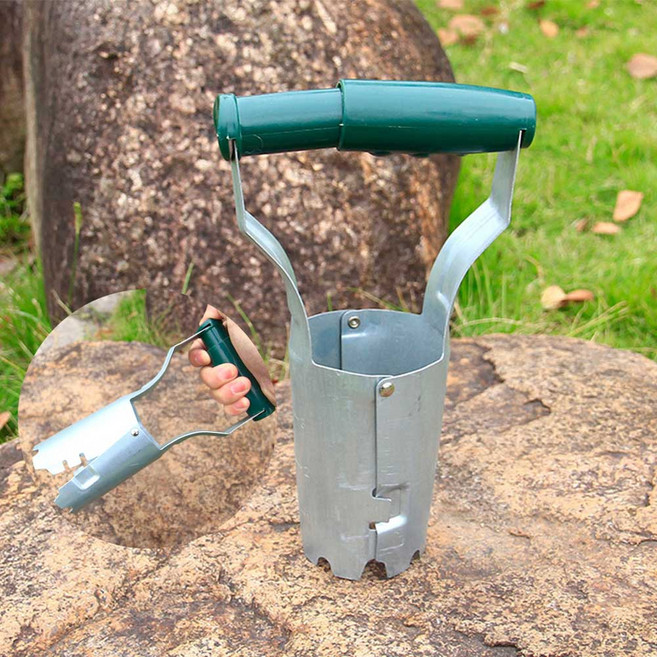 한손 모종 이식기 고추 깨 작물 감자 양파 씨앗 모종 묘목 심는 기계 기구 도구 파종기 모종 이식 삽, 모종이식기-일반형, 1개