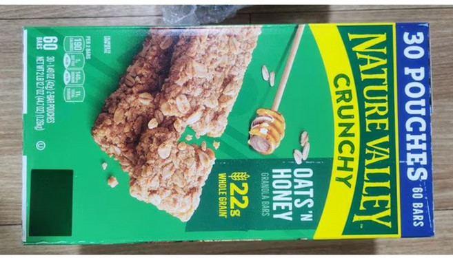 네이쳐밸리 크런치 오츠 앤 허니 바, 42g, 30개