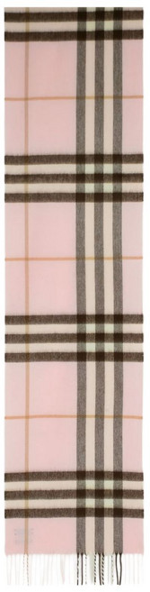 버버리 체크 패턴 프린지 스카프