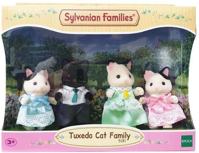 실바니안패밀리 턱시도 고양이 가족 5181, 1세트
