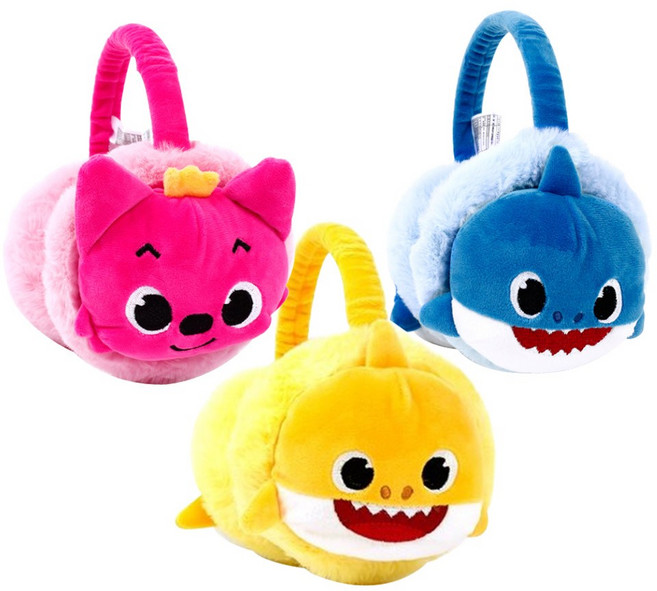 나린키즈 핑크퐁 입체얼굴 귀마개 3종(택1) 유아 아동