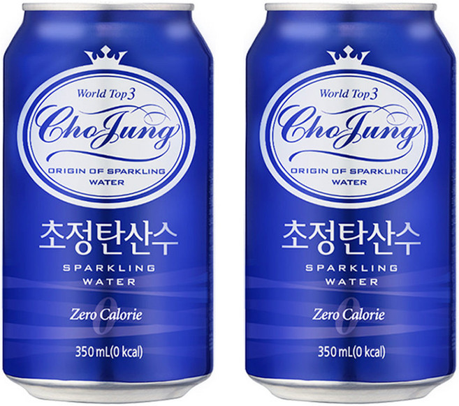 초정탄산수 플레인, 350ml, 24개