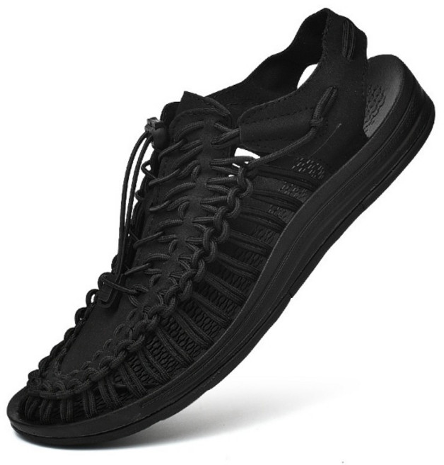 子甄彣璟 手工編織 時尚潮流 涼鞋 韓版 羅馬 拖鞋 沙灘鞋 運動 休閒 工作 登山