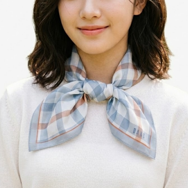 닥스 여성 순면 봄 머플러 쁘띠 스카프