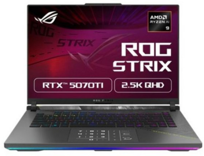 ASUS ROG STRIX G16 G614FR-S5122 (R9-9955HX3D/16GB/1TB/RTX-5070Ti/DOS)