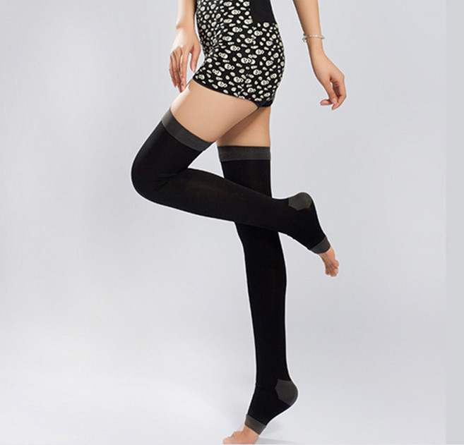 종아리 압박스타킹 수면 승무원 압박밴드 허벅지형 하지정맥류 다리붓기