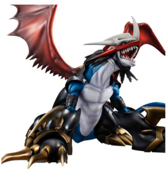 MegaHouse 數碼寶貝 帝皇龍甲獸 龍形態 數碼獸大冒險 02 公仔, 1個