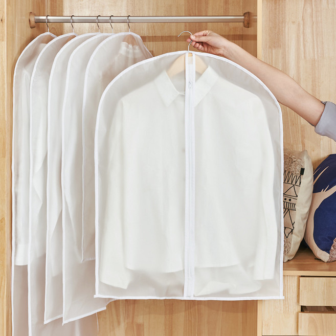 반투명 옷보관커버 의류 보관 코트 양복 먼지방지 방수, 1개, 1개입