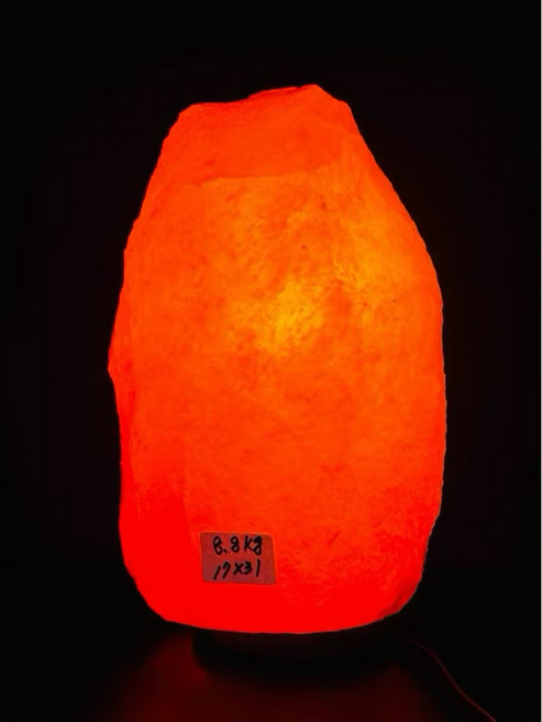 鹽燈 10.1kg 寬17高34cm 開運招財居家擺飾, 搭配開關電線