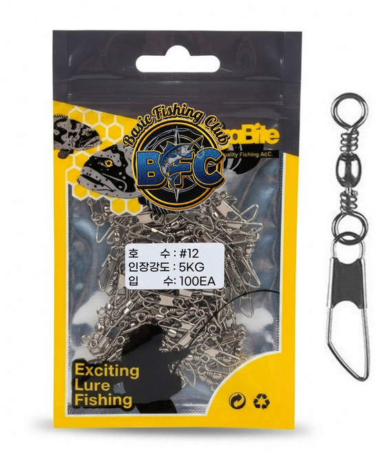 비에프씨 핀도래 쭈갑채비 소품 벌크 100개 덕용, 1세트, 100개입