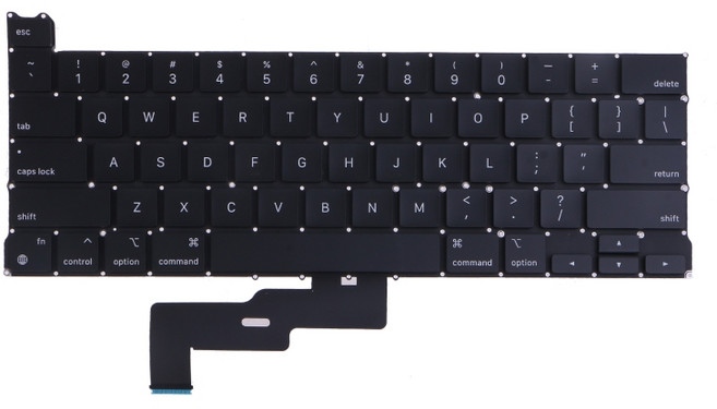 새로운 노트북 A2338 MacBook Pro Retina 용 키보드 13 "키보드 교체 소규모 EMC 3598 2020 년 미국 입력 미국 입력, 1개