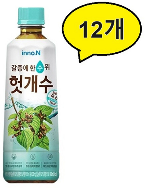 CJ헬스케어 헛개수, 500ml, 12개