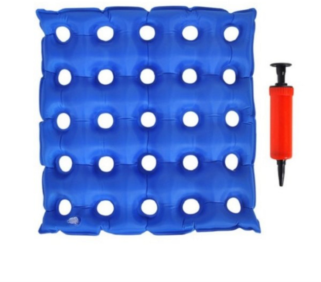 공기 방석 에어 쿨 욕창 휠체어 비행기, 블루