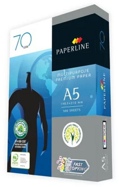 多用途高級影印紙 (500張), 1個, PL地球藍 A5 70P_1包,含稅, A5