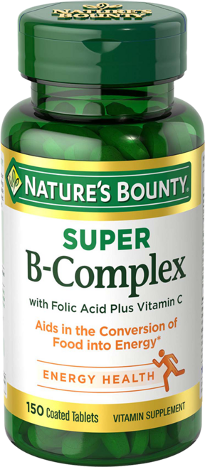 NATURE'S BOUNTY 超級B群葉酸+維他命C錠, 1個, 150顆, 2kg