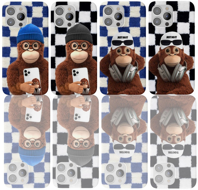 힙한 원숭이 케이스 갤럭시 A10E 포켓몬폰 X커버5 A12 A13 A14 A15 A16 A20 A21S A23 A24 A25 A26