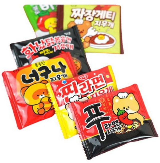 [3개묶음] 지우개 필기구 문구 학용품 먹지마라면 핑크풋 롤러지우개 ssm*2097MT