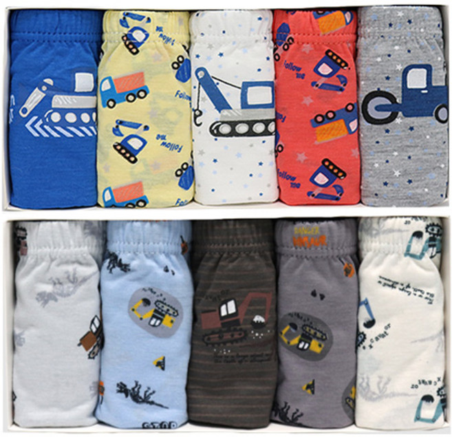 남아용 그린몽 삼각팬티 10종 세트