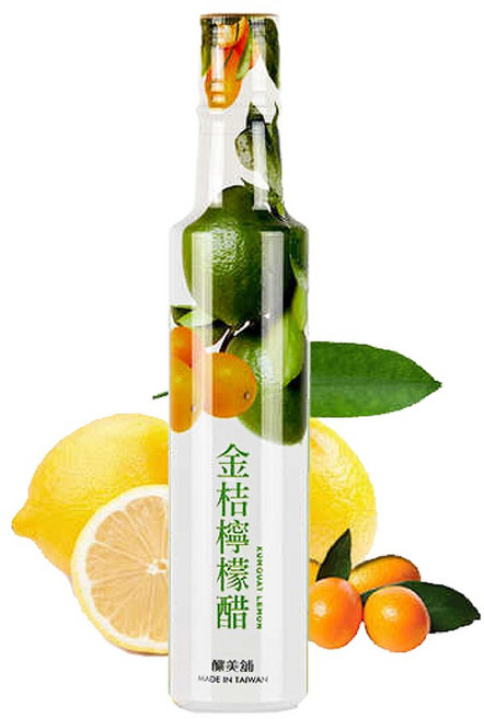 釀美舖 金桔檸檬醋 古法鮮果發酵飲用醋, 1個, 250ml