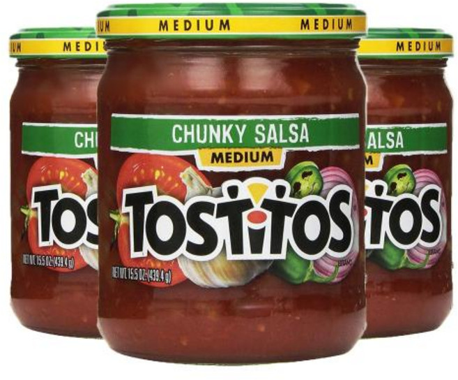 토스티토스 청키 살사 미디엄 소스 병 439.4g x 3팩 Tostitos Chunky Salsa Medium, 3팩 439.4g