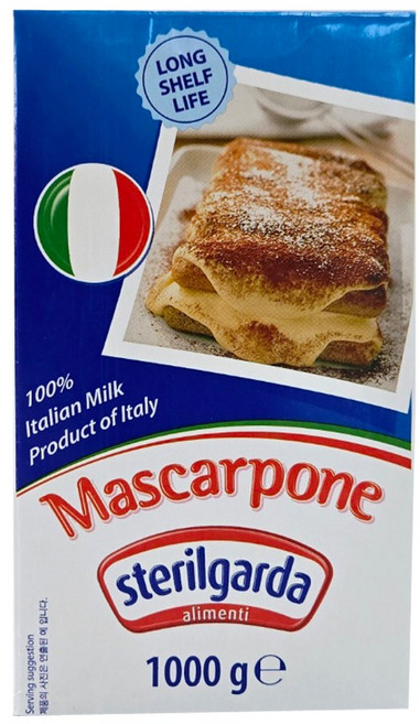 (아이스박스 무료) 스테릴가르다 마스카포네치즈 1kg 크림치즈 치즈크림, 1개