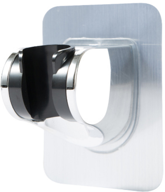 ZIO-BIZ 샤워기 거치대 무타공 스티커타입 / 각도조절 샤워기거치대 샤워기홀더 샤워기걸이 샤워기 헤드 고정 접착식 욕실용품