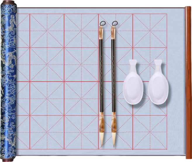 고급 물로쓰는 붓글씨 연습용 서예 세트, 세트B