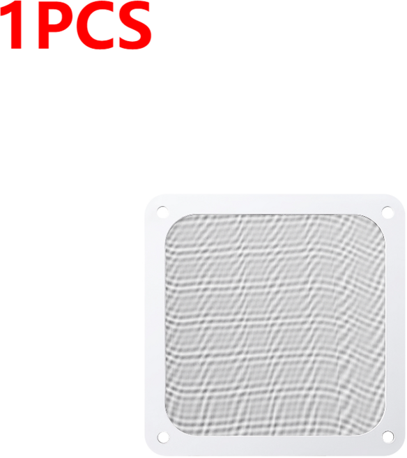 냉각 선풍기 필터 컴퓨터 메쉬 먼지 커버 나일론 PC 케이스 네트워크 방진 섀시 8-12cm, 02 White 14CM  1PCS