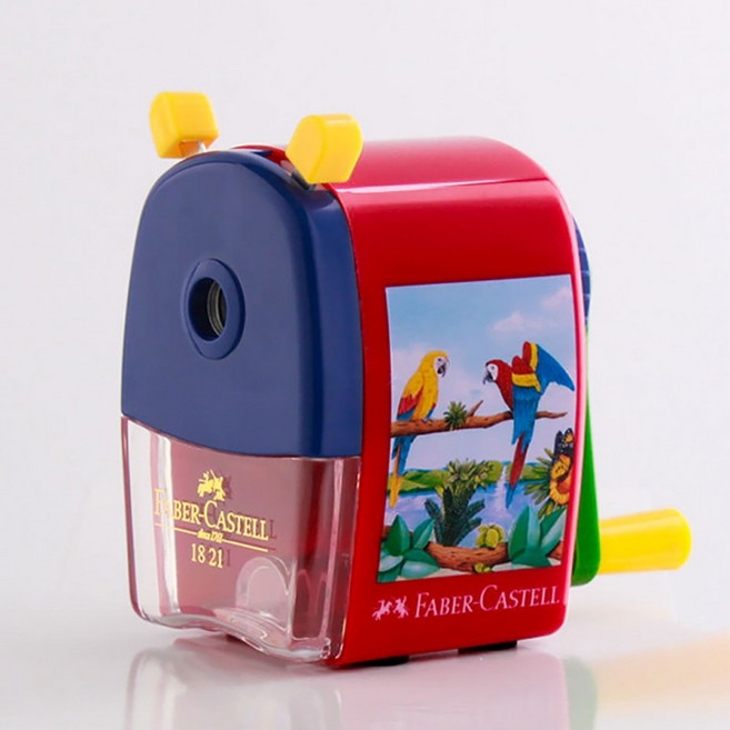 연필깎이 파버카스텔 소 앵무새 연필깍기 앵무새연필깎이 연필깎기 문구류 연필깍이 파버카스텔연, 상세페이지 참조, 1개