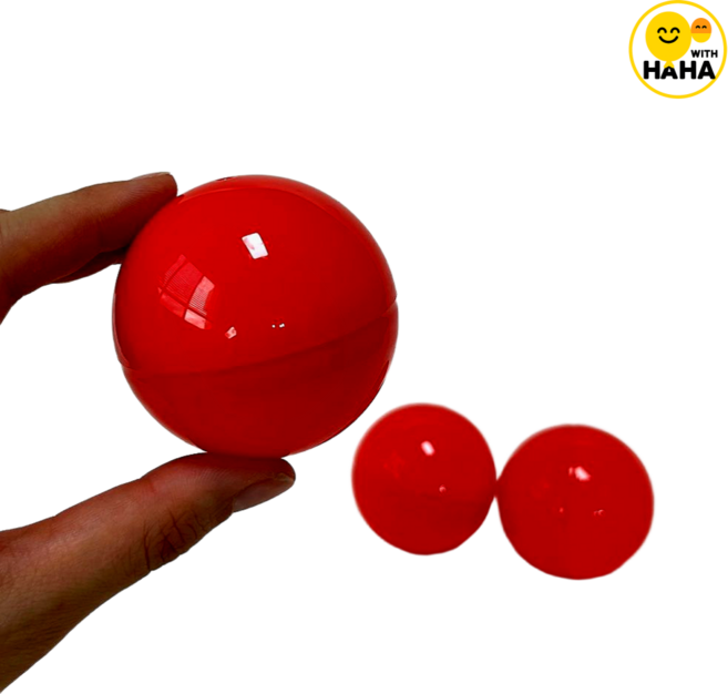 레드 뽑기캡슐 뽑기볼 경품 추첨 행사 뽑기공 가챠볼 가챠캡슐 유얼즈, 40개