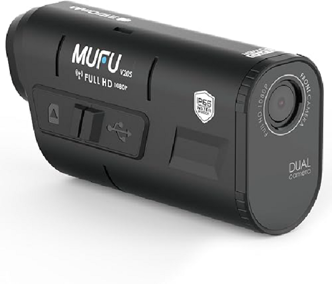 맥스윈 오토바이 전후방 2채널 블랙박스 WiFi 방수 MF-BDVR001, 단일 모델, 단일 모델