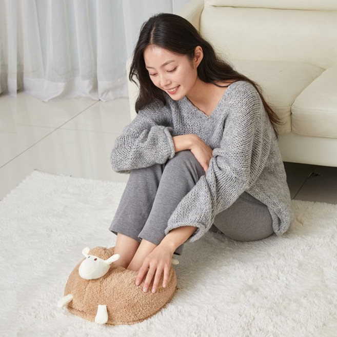 핫워터 양 한마리 온수찜질기 발 다리 덮개 찜질기 찜질팩 핫팩, 없음, 상세설명 참조